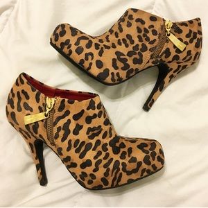 Leopard Booties by Christian Siriano for Payless